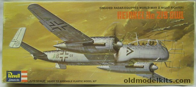 Revell 1/72 Heinkel He-219 Owl, H112-100 plastic model kit